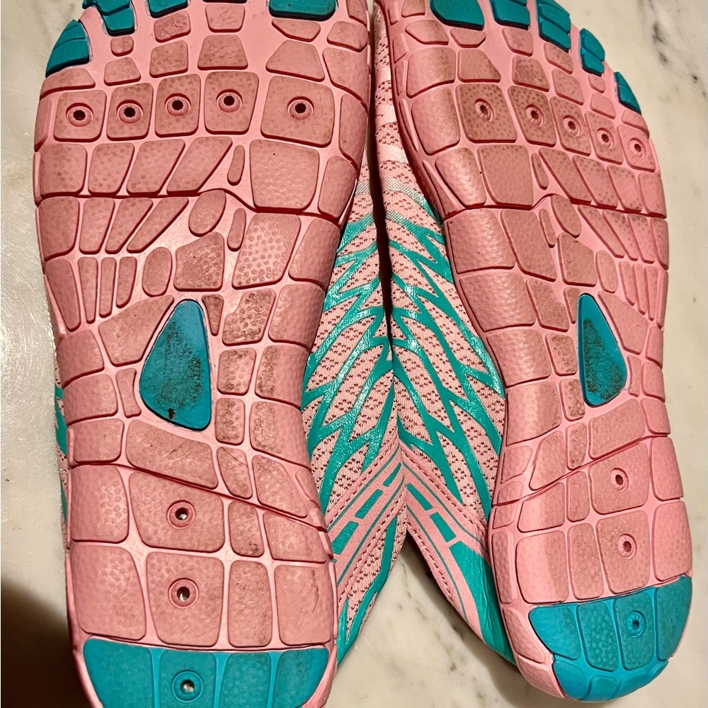 Hike Lorax Pro Non-Slip Barefoot Shoes Pink&Blue Womens 10/10.5 Mens 8/8.5 EU 41 - Picture 4 of 6